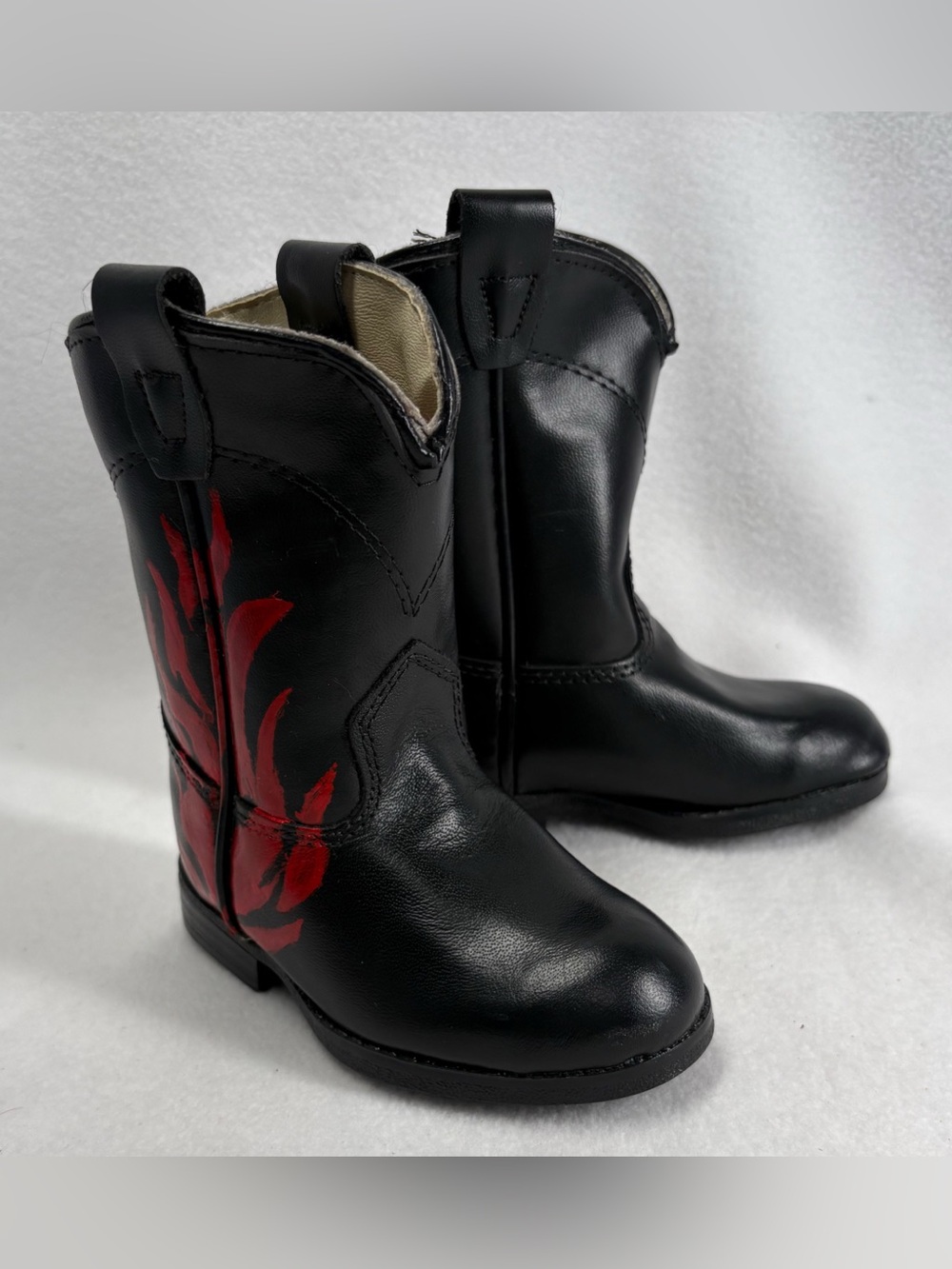 Toddler Baby Laredo Leather Western Cowboy Boots Size 4M